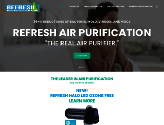 refreshairpurification.com screenshot