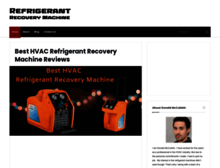 refrigerantrecoverymachine.com screenshot