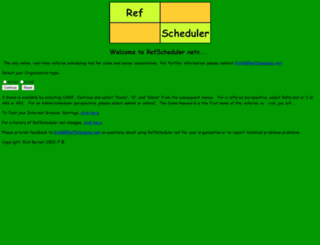 refscheduler.net screenshot