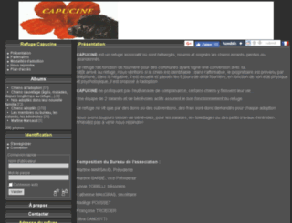 refuge-capucine.org screenshot
