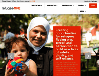 refugeeone.org screenshot
