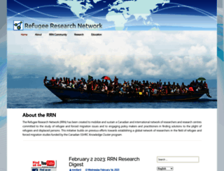 refugeeresearch.net screenshot
