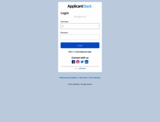refugepoint.applicantstack.com screenshot