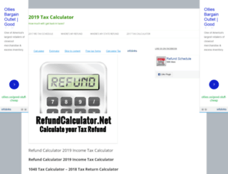 refundcalculator.net screenshot