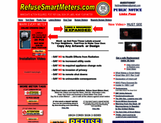 refusesmartmeters.com screenshot