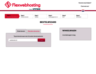 reg.flexwebhosting.nl screenshot