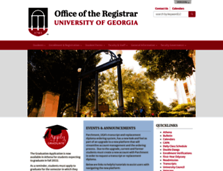 reg.uga.edu screenshot