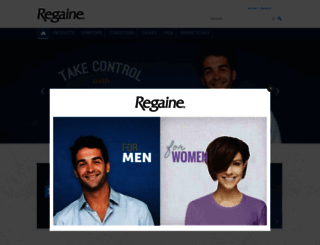 regaine.com.au screenshot