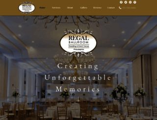 regal-ballroom.com screenshot