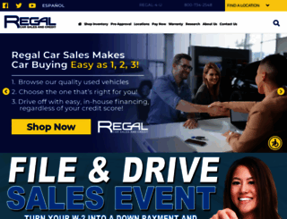 regalcars.com screenshot