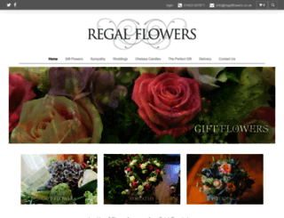 regalflowers.co.uk screenshot