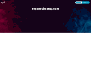 regencybeauty.com screenshot
