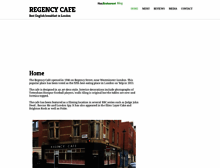 regencycafe.co.uk screenshot