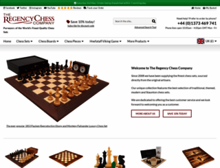 regencychess.co.uk screenshot