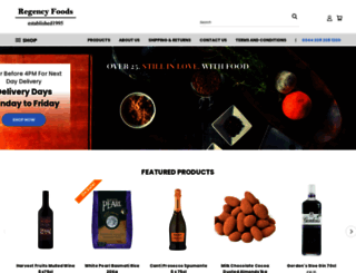 regencyfoods.com screenshot