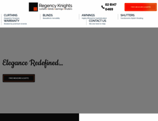 regencyknights.com.au screenshot