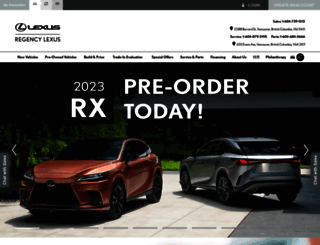 regencylexus.com screenshot