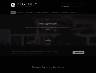 regencysecurity.co.uk screenshot