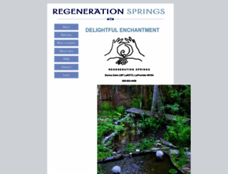 regenerationsprings.com screenshot