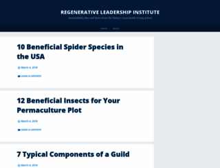 regenerativeleadershipinstitute.wordpress.com screenshot