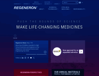 regeneron.com screenshot