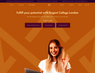 regentcollegelondon.com screenshot