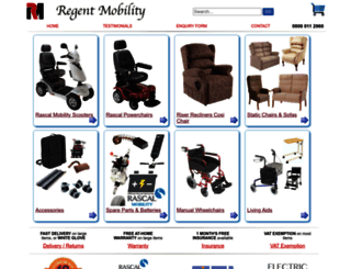 regentmobility.co.uk screenshot