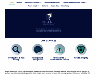 regentsriskadvisory.com screenshot