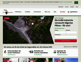 regenwald.org screenshot