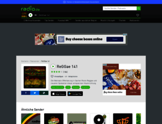 reggae141.radio.de screenshot