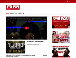 reggaemania.com screenshot