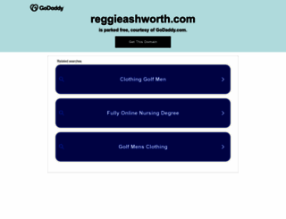 reggieashworth.com screenshot