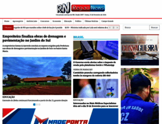 regiaonews.com.br screenshot