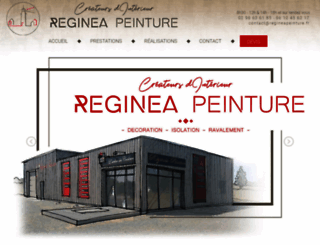 reginea-peinture.com screenshot