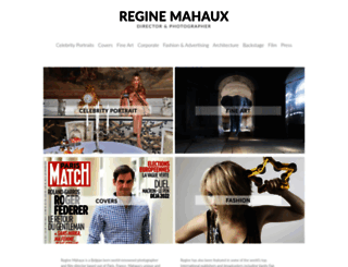 reginemahaux.com screenshot