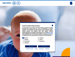 regiokliniken.de screenshot
