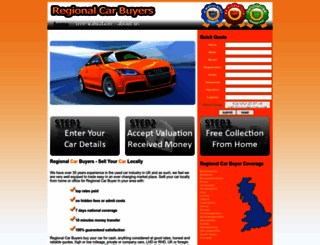 regionalcarbuyers.co.uk screenshot