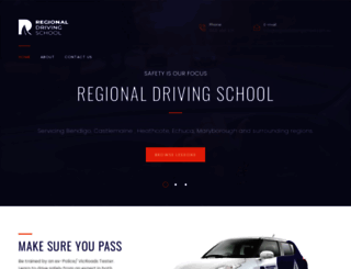 regionaldrivingschool.com.au screenshot