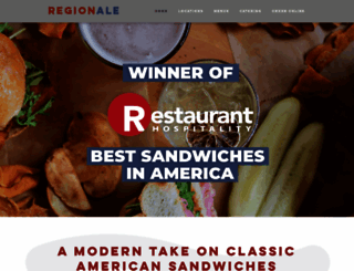 regionalesandwich.com screenshot