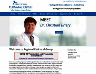 regionalperinatalgroup.com screenshot