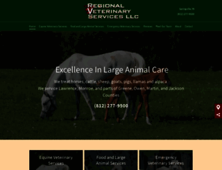 regionalveterinaryservices.com screenshot
