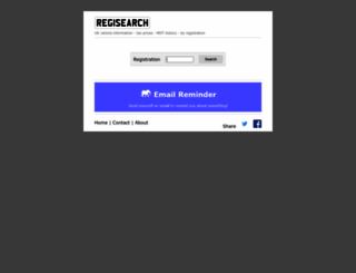 regisearch.co.uk screenshot