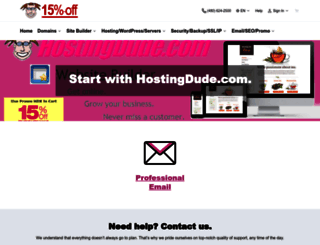 register-cheap-domain-names-cheap-web-hosting.hostingdude.com screenshot