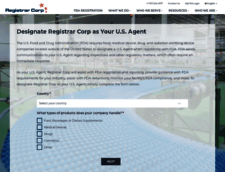 register-fdaagents.com screenshot