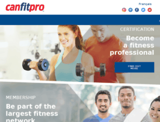 register.canfitpro.com screenshot