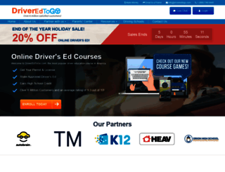 register.driveredtogo.com screenshot