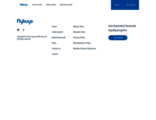 register.flybuys.com.au screenshot