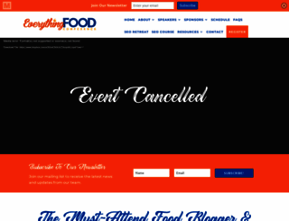 register.foodbloggingconference.com screenshot
