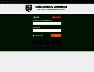 register.ohioathletics.com screenshot