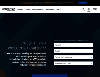 register.webcertain.com screenshot